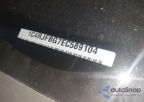 2014 Jeep Grand Cherokee Limited z USA, uszkodzony, nr VIN 1C4RJFBG7EC589104